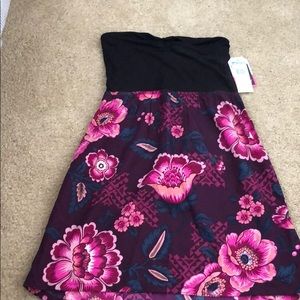 Roxy strapless dress